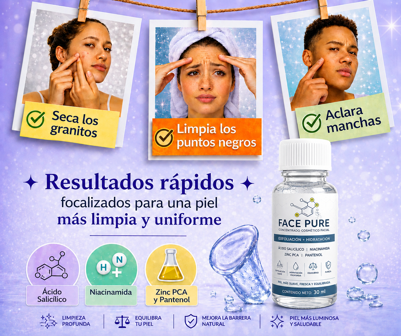 FACE PURE Tratamiento Localizado