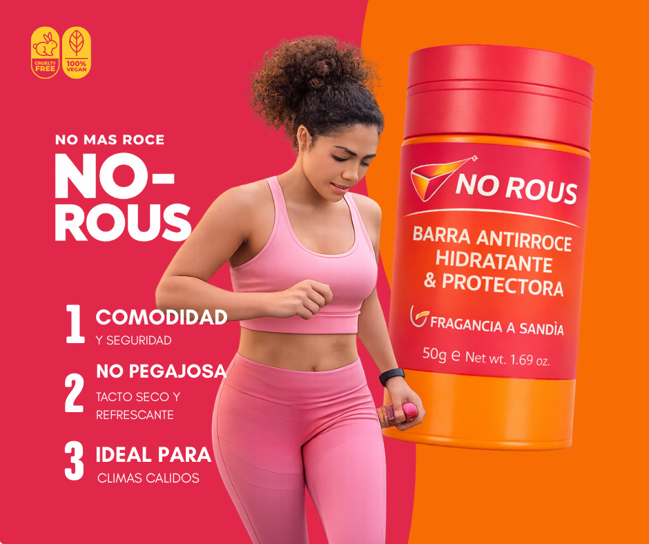 NO ROUS® – Barra Antirroce Hidratante & Protectora